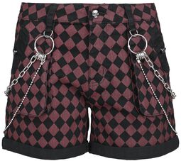 Checkerboard Shorts, Rock Rebel by EMP, Shortsit