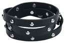 Studded Wrap Bracelet, Leather & Studs Wrap Bracelet, Niittiranneke