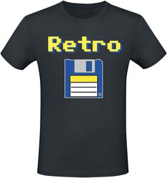 Retro - Floppy disc, Gaming, T-paita