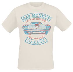 Live Fast, Drive Hard, Gas Monkey Garage, T-paita