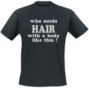 Who Needs Hair?, Sanonnat, T-paita