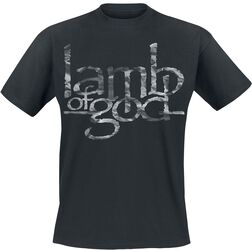 Large Stacked Logo, Lamb Of God, T-paita