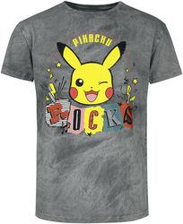 Pikachu - Rocks, Pokémon, T-paita