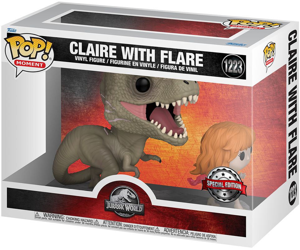 Jurassic World - Claire with flare (POP! Moment) vinyl figurine no. 1223 (figuuri)