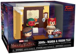 2000s Wanda and Vision (with Billy and Tommy) (Mini Moments) vinyl figurine (figuuri)