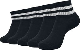Sporty Half-Cuff Logo Socks sukat (5 kpl setti)