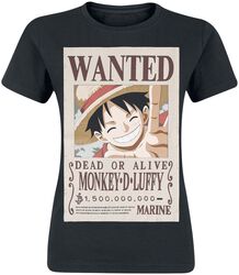Wanted, One Piece, T-paita