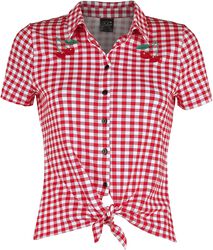 Plaid Short Girl Blouse, Pussy Deluxe, Pusero