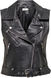 Onlvera Faux Leather Waistcoat, Only, Liivi