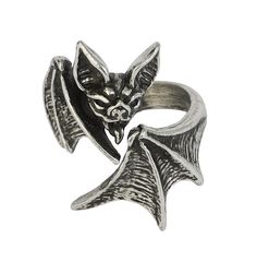 Nighthawk wrap ring, Alchemy Gothic, Sormus