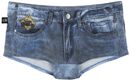 Dark Blue Jeans-Look Bikini Bottoms, Rock Rebel by EMP, Bikinialaosa