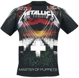 Master Of Puppets - Faded Allover, Metallica, T-paita