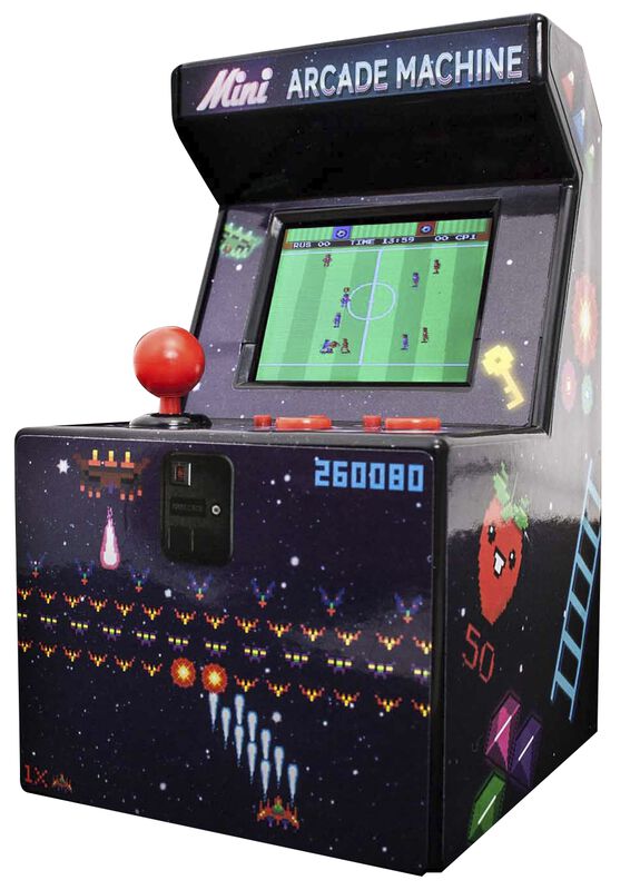 Mini Arcade Machine Pieni videopeliautomaatti - sis. 300 kpl 16-bittistä peliä