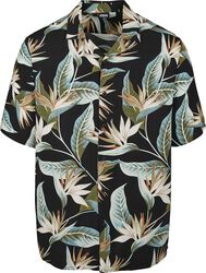 Blossoms Resort Shirt, Urban Classics, Lyhythihainen kauluspaita