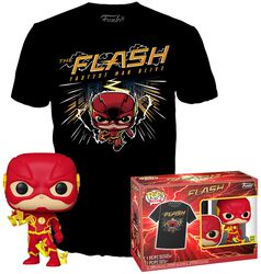 The Flash POP! & Tee vinyl figurine no. 1097 (figuuri), The Flash, Funko Pop! -figuuri