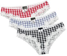 Plaid Panties Set of 3