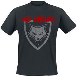 Paw Logo Shield, Bad Wolves, T-paita