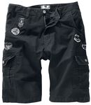 Army Vintage Shorts, Black Premium by EMP, Shortsit