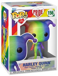 Pride 2022 - Harley Quinn (Rainbow) vinyl figurine no. 156 (figuuri), Harley Quinn, Funko Pop! -figuuri