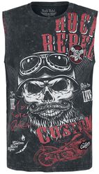 Washed Tank with Print, Rock Rebel by EMP, Tank-toppi