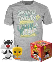 Sylvester & Tweety - POP!-figuuri & T-paita