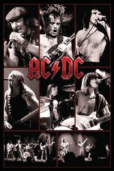 Live - (Collage), AC/DC, Juliste