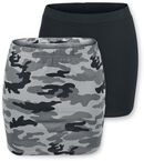 Ladies Skirts - 2 kpl setti, Black Premium by EMP, Lyhyt hame