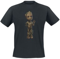 I am Groot - Wave pose, Guardians Of The Galaxy, T-paita