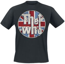 Distressed Union Jack, The Who, T-paita