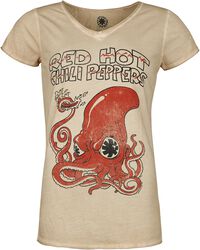 Squid, Red Hot Chili Peppers, T-paita