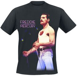 Freddie Mercury - Mic Photo, Queen, T-paita