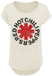 Distressed Logo, Red Hot Chili Peppers, T-paita
