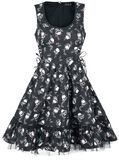 Side Lace-Up Dress, Gothicana by EMP, Lyhyt mekko