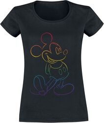 Rainbow Micky, Mickey Mouse, T-paita