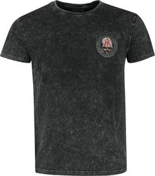 T-paita pääkallopainatuksella, Black Premium by EMP, T-paita