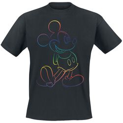 Rainbow Mickey, Mickey Mouse, T-paita