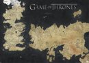Map - Westeros & Essos, Game of Thrones, Juliste