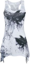Crow Shade Lace Panel Vest, Innocent, Toppi