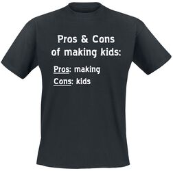Pros and cons of making kids, Sanonnat, T-paita