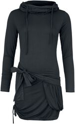 Korkeakauluksinen mekko, Black Premium by EMP, Lyhyt mekko