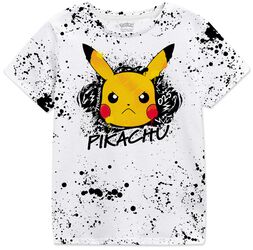 Kids - Pikachu splat, Pokémon, T-paita