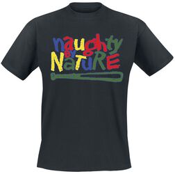 Classic Colourful Logo, Naughty by Nature, T-paita