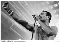 Freddie Mercury - Wembley Arena, London 1984, Queen, Juliste