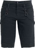 Rock Chain Shorts, Black Premium by EMP, Shortsit