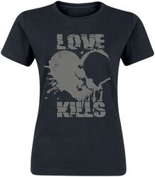 Love kills, Sanonnat, T-paita